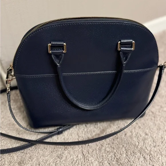 Kate Spade Navy Grove Street Carli Satchel. - Picture 2 of 3